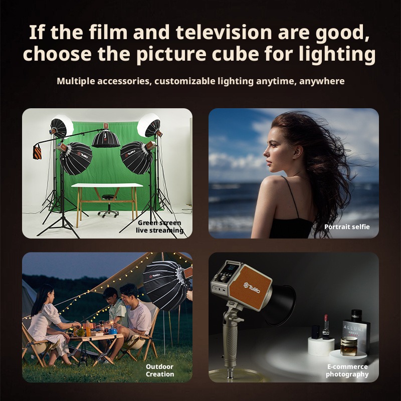 휴대용 사진 조명, 스마트폰 원격 제어, 라이브 스트리 - Photography Lighting Handheld 리뷰 및 가격